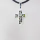 Small Cross - Stella-Black Suedine - 1